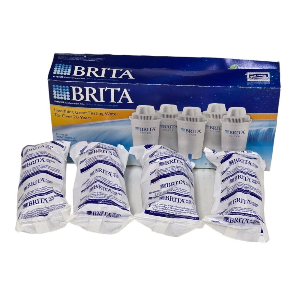 Brita Pitcher Replacement Filters 4 Pack Water Filtration Eco-Friendly Hydration